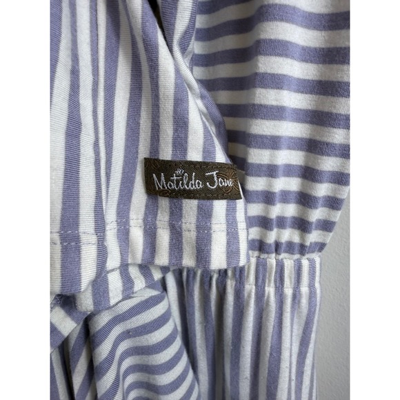 Matilda Jane Striped Jumpsuit‎ Casual Pockets Comfy Summer Women Size XS - Picture 8 of 10